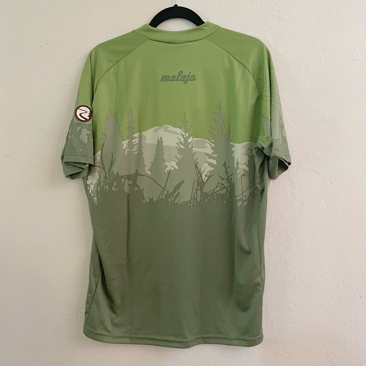 MALOJA Freeride Shirt 1/2 - Forest - deep forest - L