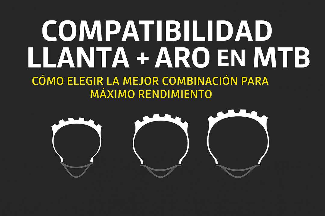 Compatibilidad llanta + aro en MTB: cómo elegir la mejor combinación para máximo rendimiento