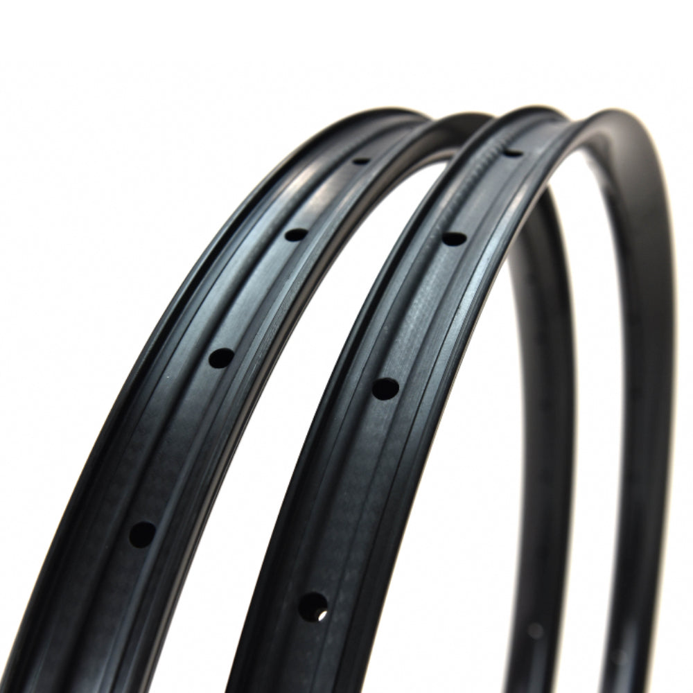 DUKE Juego de Aros Fury Jack SLS4 6TERS 33 / 30 :: 29'' 28H Asimétrico Carbón