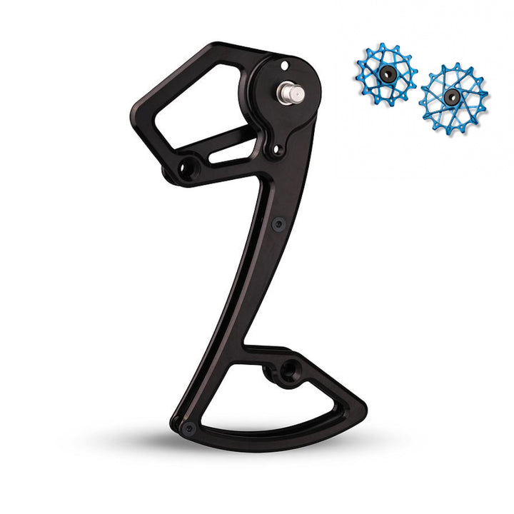 Jaula de desviador trasero + Poleas 14T + 16T para Shimano 12 vel
