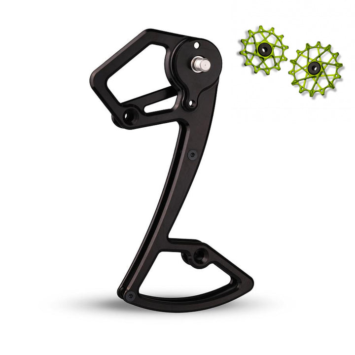 Jaula de desviador trasero + Poleas 14T + 16T para Shimano 12 vel
