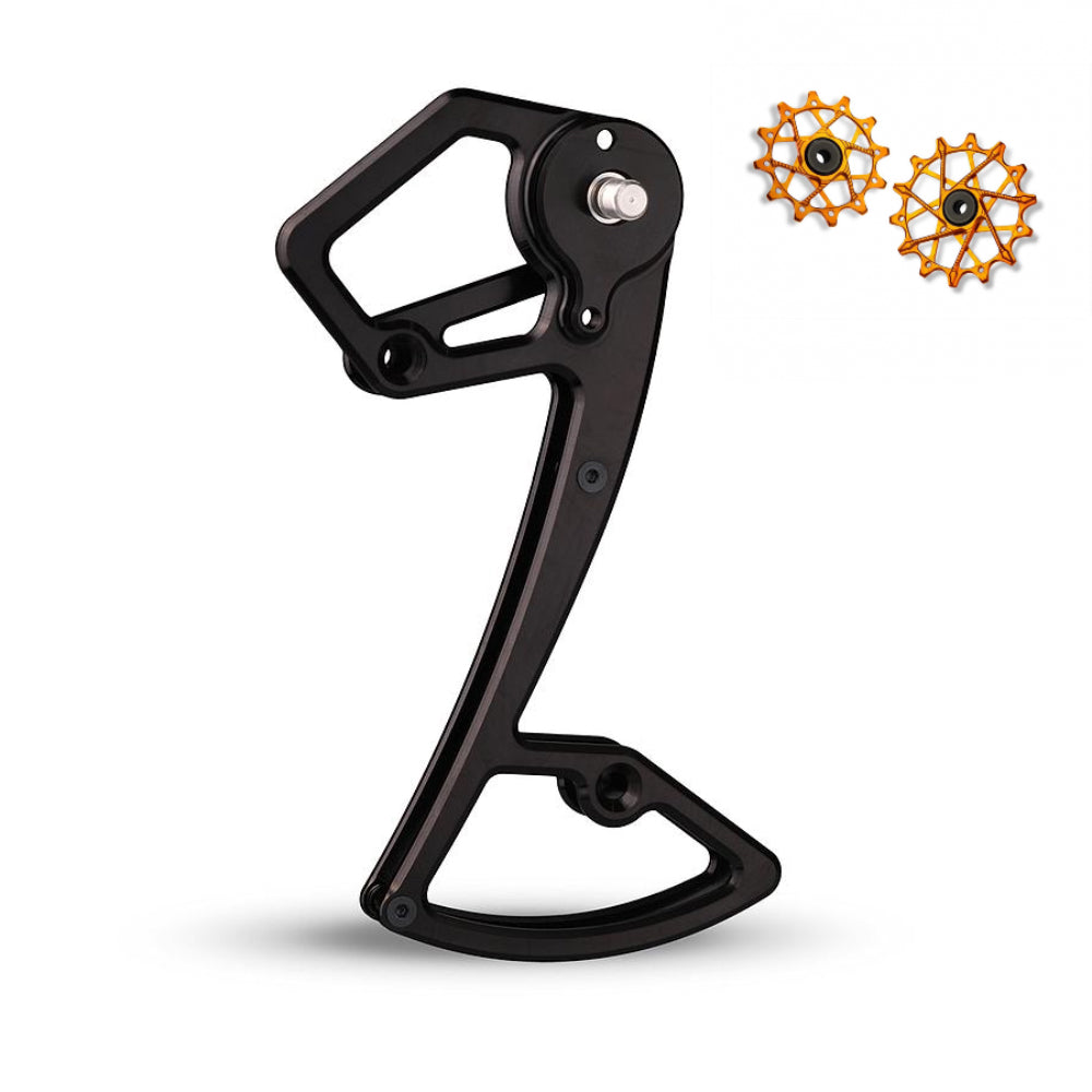 Jaula de desviador trasero + Poleas 14T + 16T para Shimano 12 vel