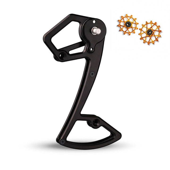 Jaula de desviador trasero + Poleas 14T + 16T para Shimano 12 vel