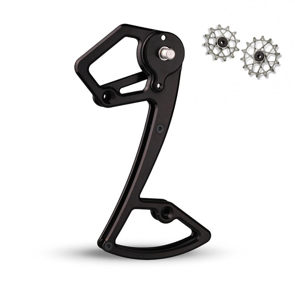 Jaula de desviador trasero + Poleas 14T + 16T para Shimano 12 vel