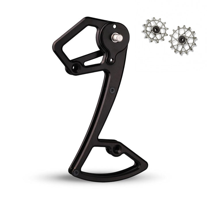 Jaula de desviador trasero + Poleas 14T + 16T para Shimano 12 vel