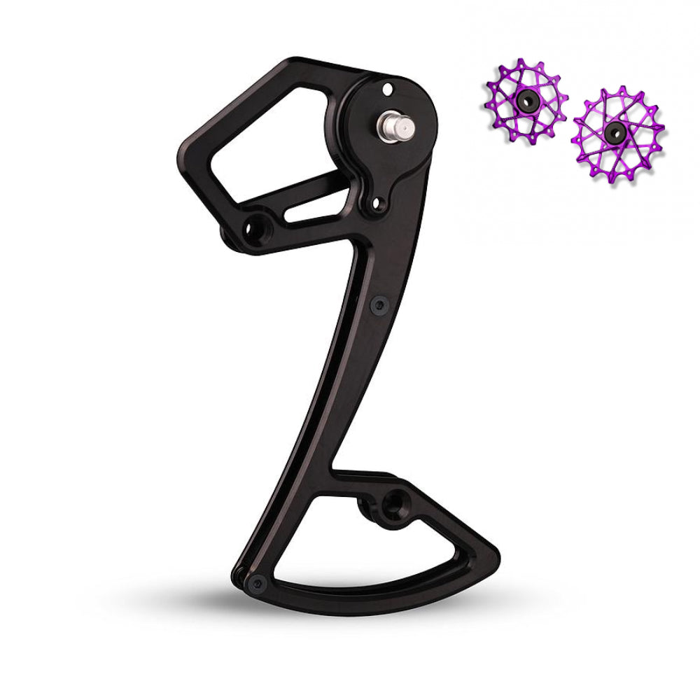 Jaula de desviador trasero + Poleas 14T + 16T para Shimano 12 vel