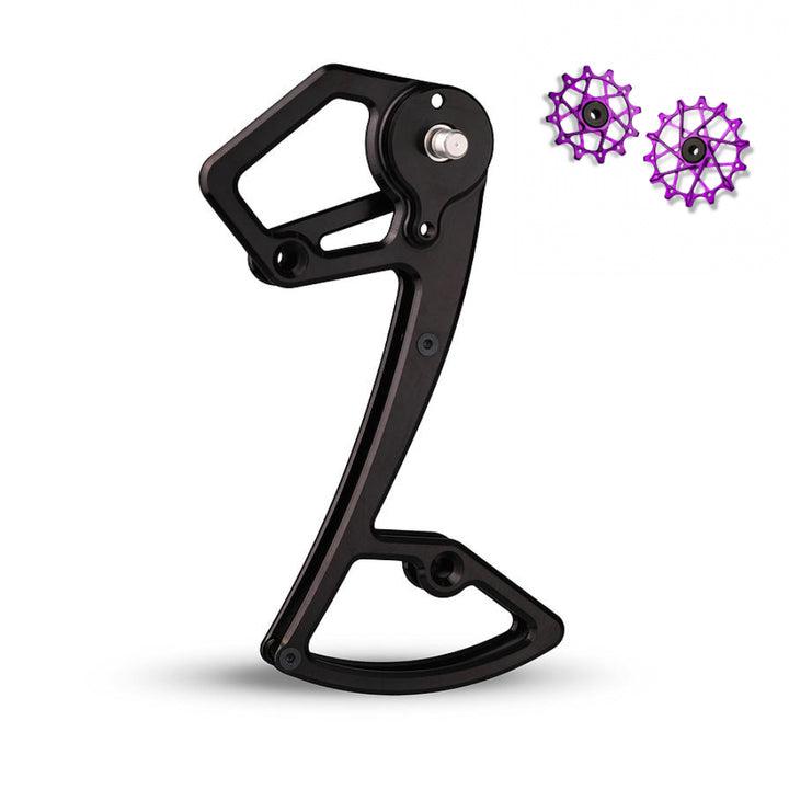 Jaula de desviador trasero + Poleas 14T + 16T para Shimano 12 vel