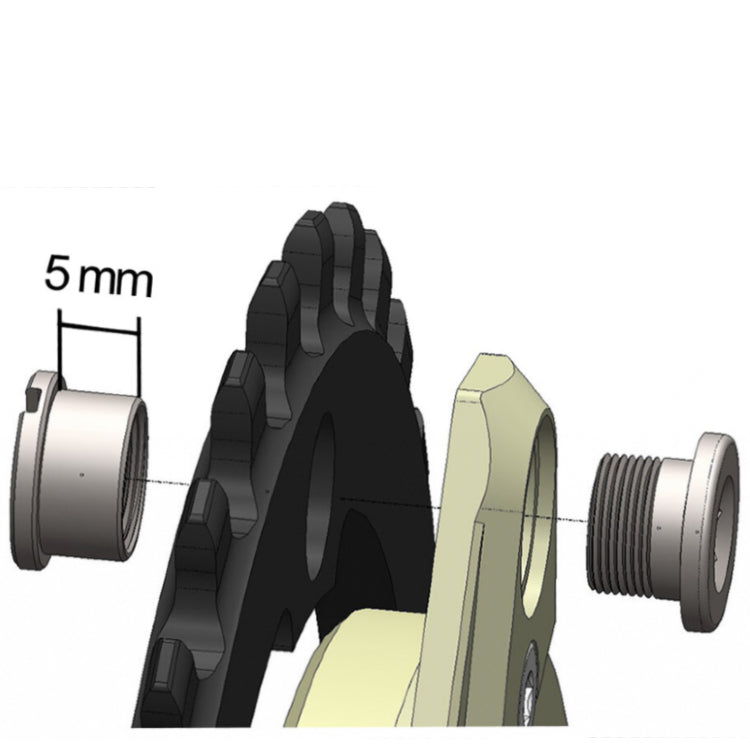 OCHAIN TITANIUM CHAINRING NUTS