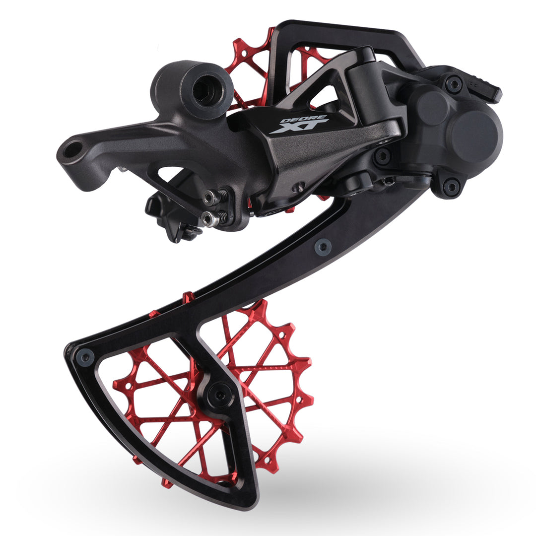 Jaula de desviador trasero + Poleas 14T + 16T para Shimano 12 vel