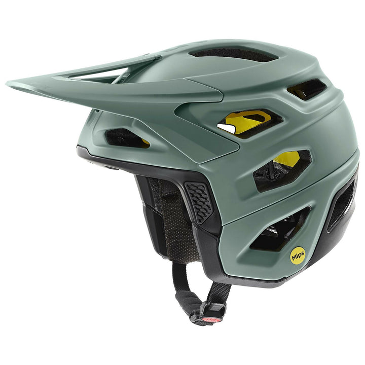 Casco Uvex Revolt MIPS · moss green-black matt