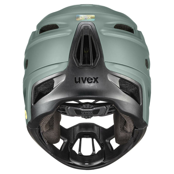 Casco Uvex Revolt MIPS · moss green-black matt