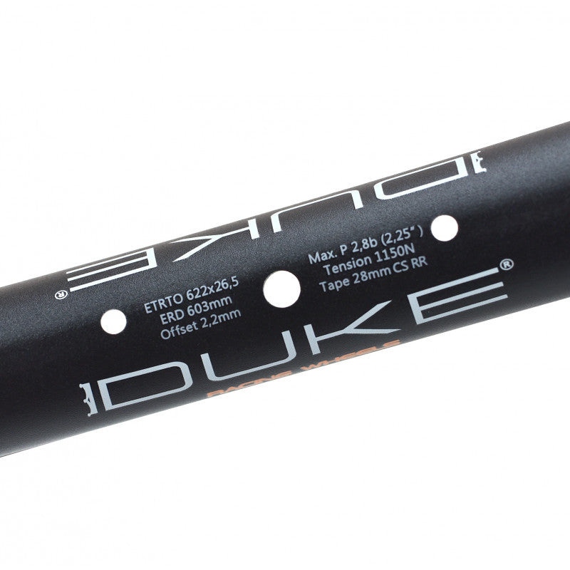 DUKE Juego de Aros Crazy Star 6TERS 26 / 30 :: 29'' 28H Asimétrico Aluminio