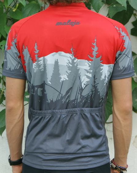 MALOJA Bike Shirt 1/2 - Forest - shark - M