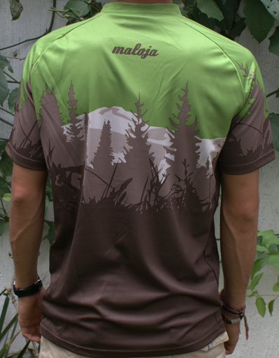MALOJA Freeride Shirt 1/2 - Forest - wood/leaf - S