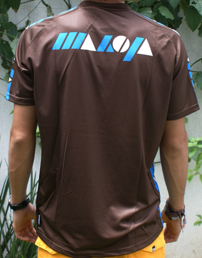 MALOJA Freeride Shirt 1/2 - Urgent - Wood - S