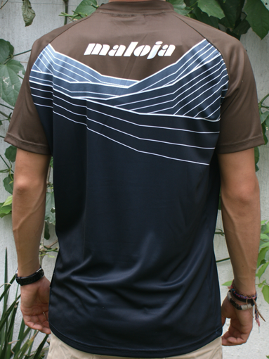 MALOJA Freeride Shirt 1/2 - Delta - Wood - L