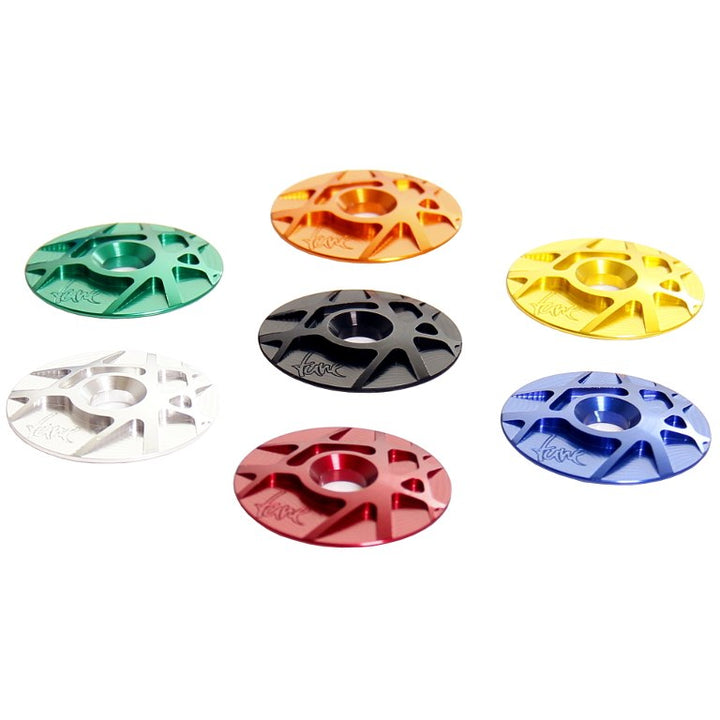 TUNE CAP, Tapa de direccion + tornillo de aluminio - Negro