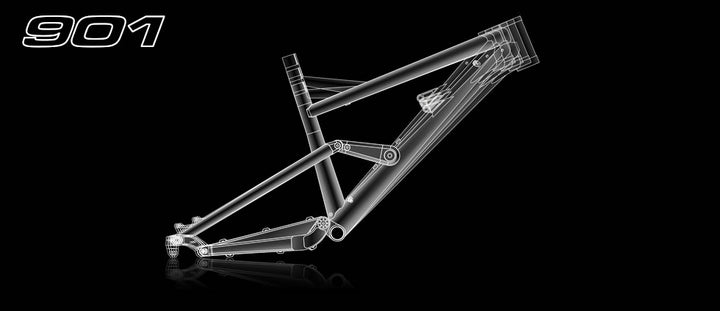 LiteVille 901 190mm 26” - blanco incl. FOX DHX Air 5.0 / 240mm | L