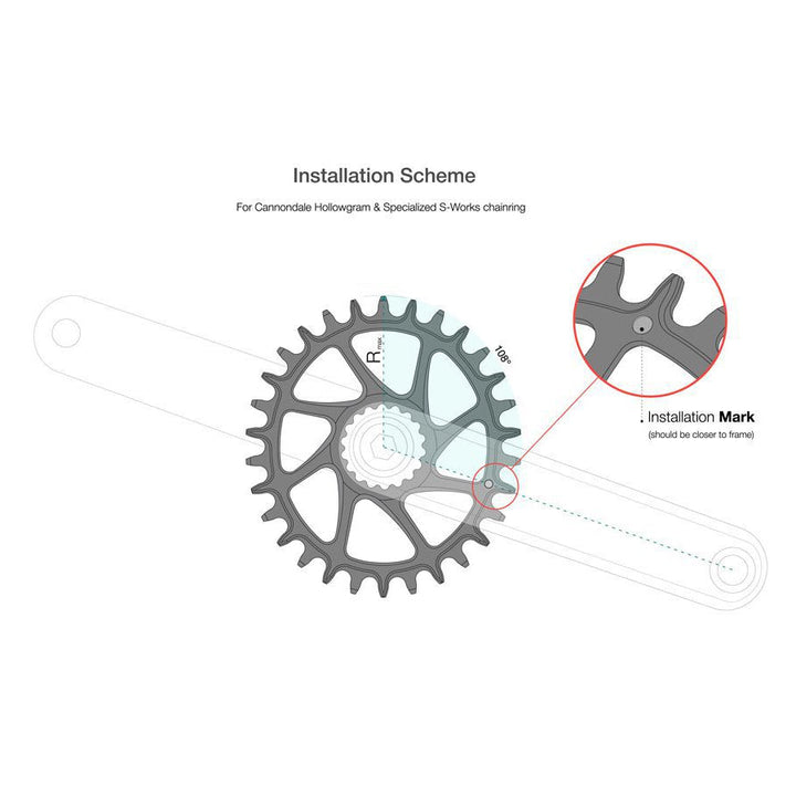 Plato GARBARUK Cannondale MTB Redondo (BOOST)