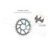 DM MTB Chainring for Cannondale Oval BOOST