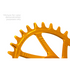 DM MTB Chainring for Cannondale Oval BOOST