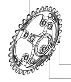 SMART FOOT & BLACK FOOT Spider MTB, XX1, Hole Circle Ø76mm,