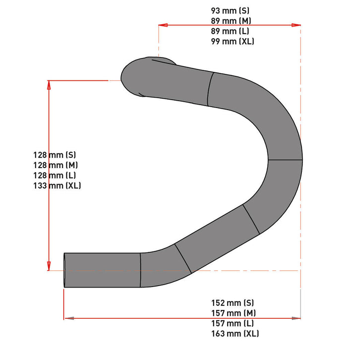 SYNTACE Racelite CDR 31.8 7075 Large 440mm