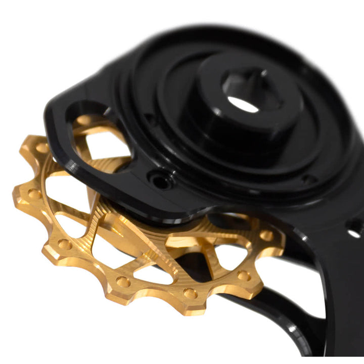 Jaula de desviador trasero + Poleas 12T + 16T para SRAM Force AXS 12-vel · GRAVEL / RUTA