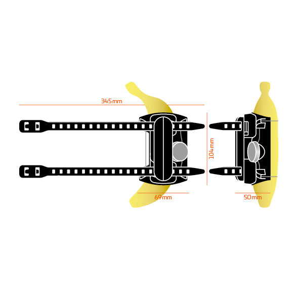 FIDLOCK TWIST SET uni connector con sistema BOA + uni base