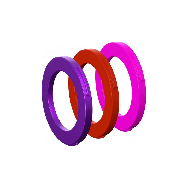 Anillos para caliper, 2 pistones (morado, rojo, rosa neón) 6 piezas