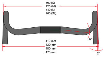 SYNTACE Racelite CDR 31.8 7075 Large 440mm