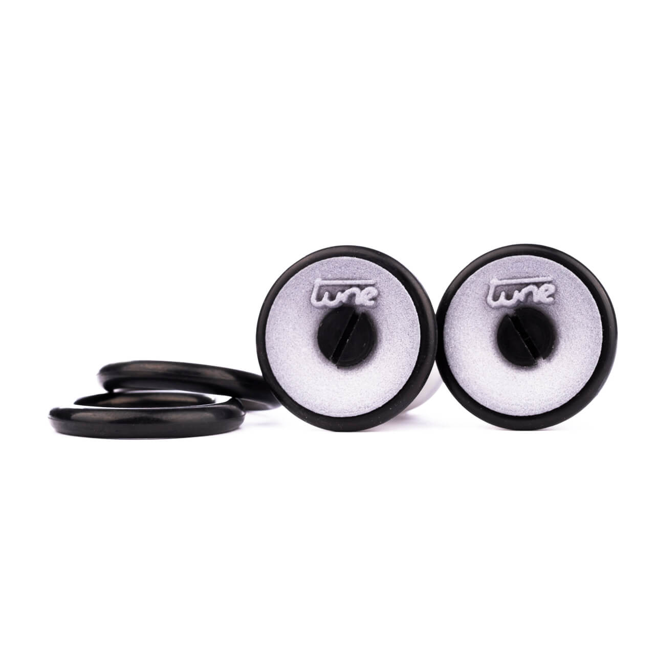 TUNE Fuseplugs tapones de manubrio, plata