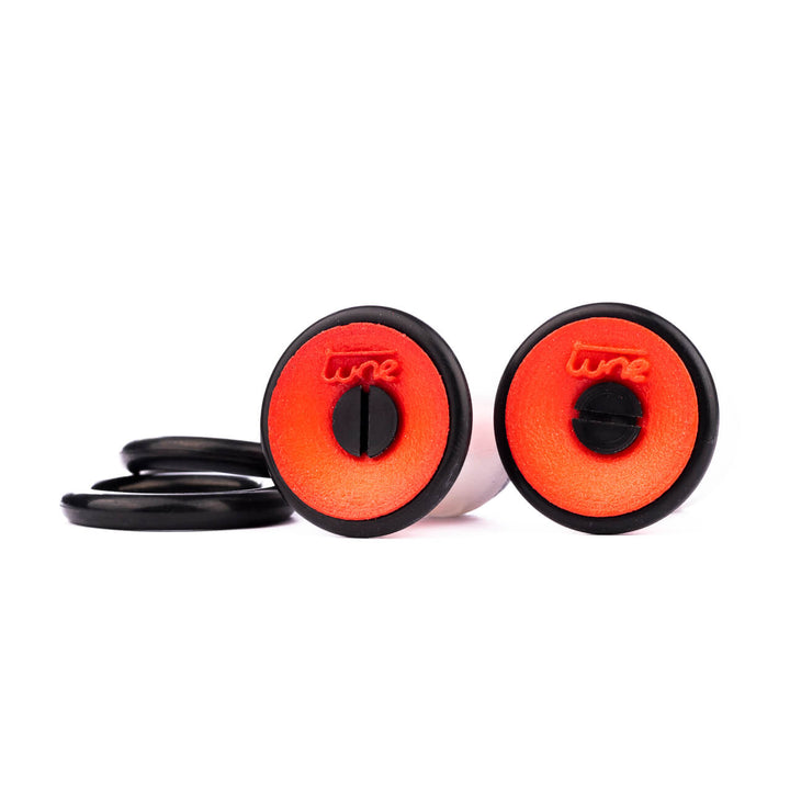 TUNE Fuseplugs tapones de manubrio, rojo