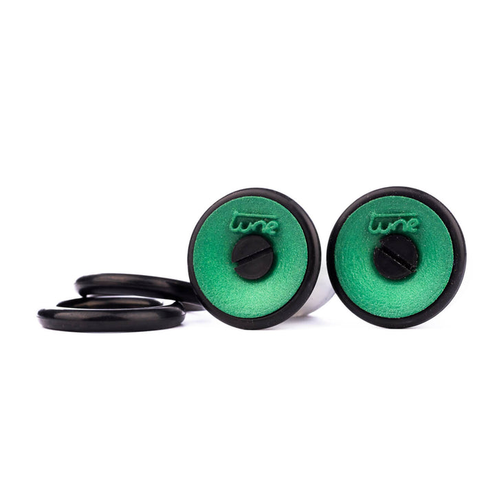 TUNE Fuseplugs tapones de manubrio, verde
